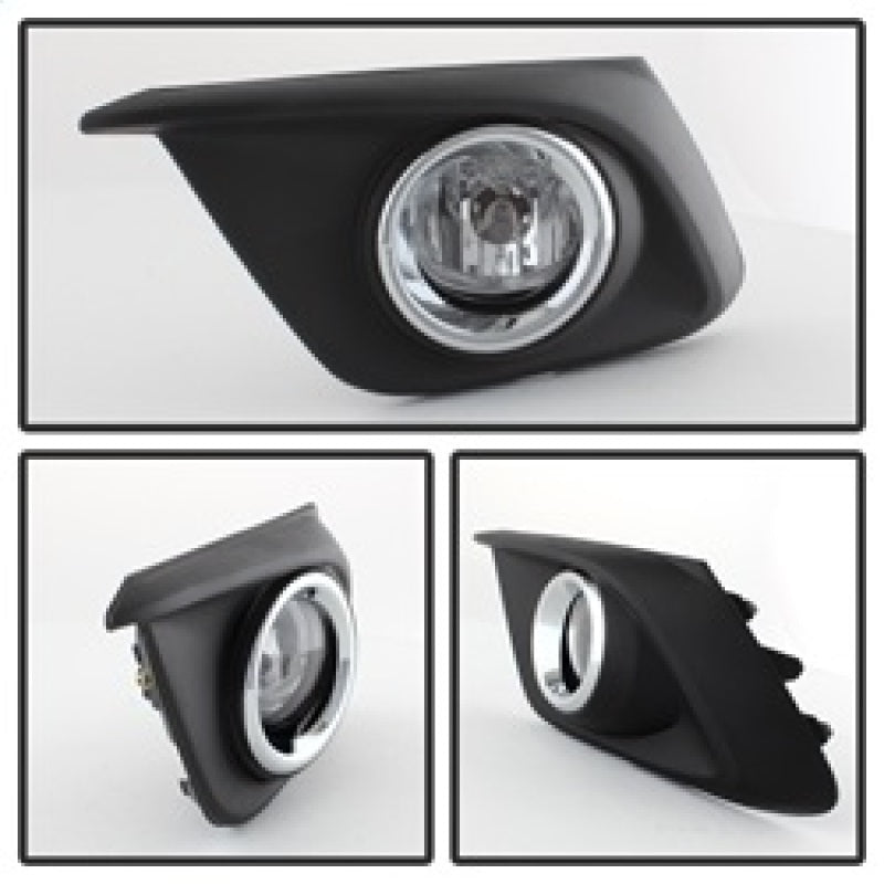 Spyder 5077776 fits Mazda 3 2014+ OEM Fog Light w/Switch- Clear FL-MM32014-C