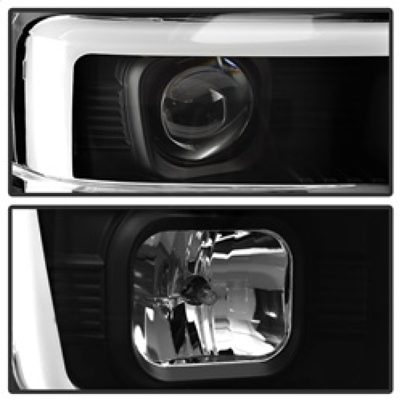 Spyder 5084477 fits Ford 08-10 F-250 Projector Headlights V2 - Light Bar DRL LE