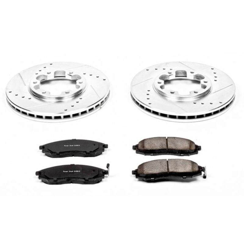 PowerStop K1176 fits Nissan 03-04 Frontier Front Z23 Evolution Sport Brake Kit