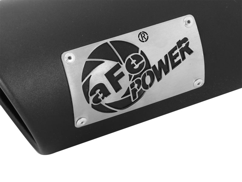 AFE 49T35456-B12 rce-XP 3.5in 409 Stainless Steel Exhaust Tip 3.5in x 4.5in Out