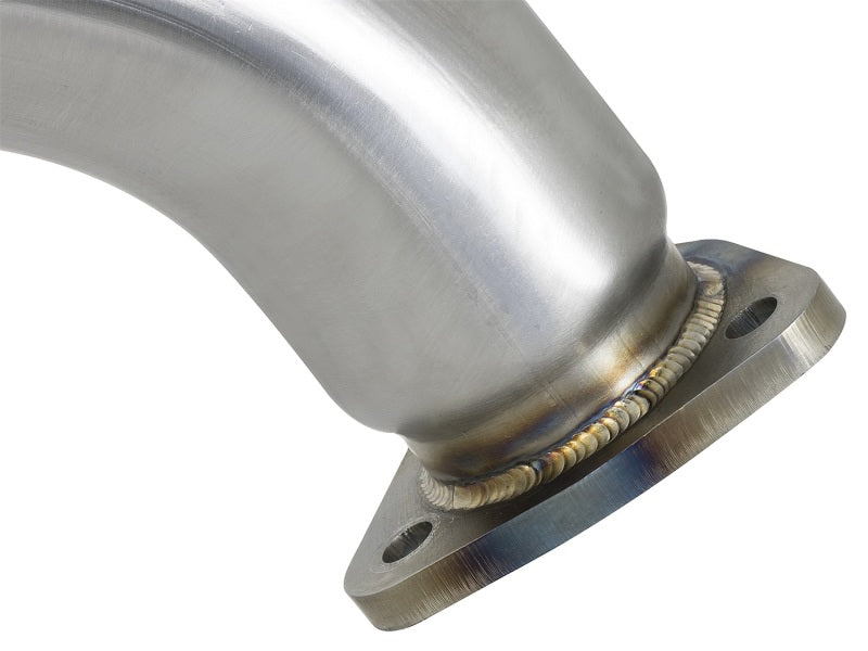 AFE 49-36617 d Steel 3in Rear Down-Pipe/Mid Pipe 2017+ fits Honda Civic Type R