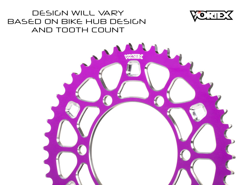 Vortex Racing V4 50 Tooth 520 Rear Sprocket - Purple