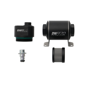 DeatschWerks 8-FFR-070-010K DWFFR-X 70mm Billet Fuel Filter Regulator - 10 Micron
