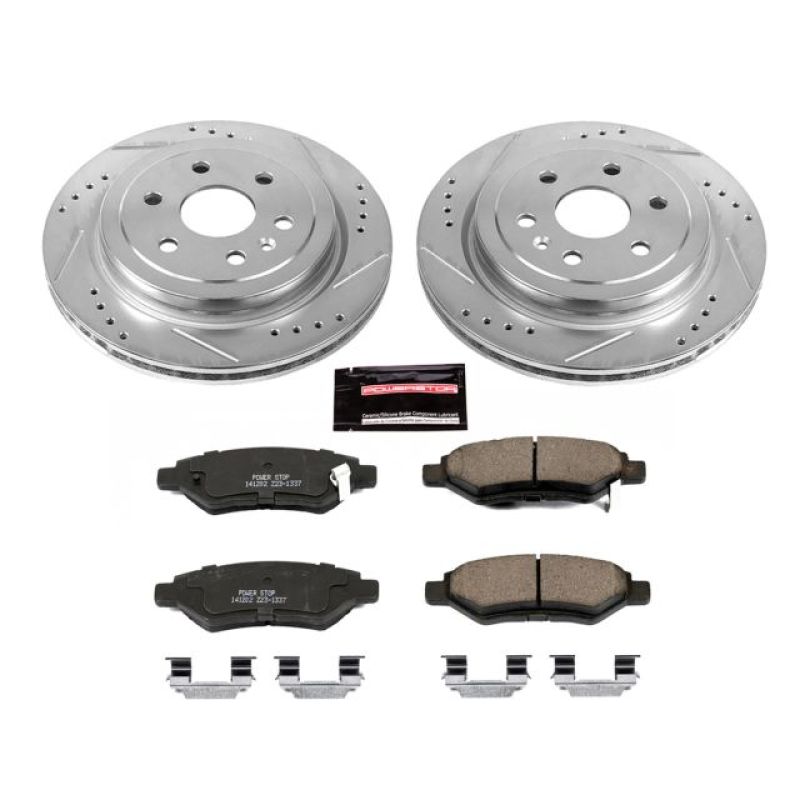 PowerStop K5543 fits Cadillac 10-16 SRX Rear Z23 Evolution Sport Brake Kit