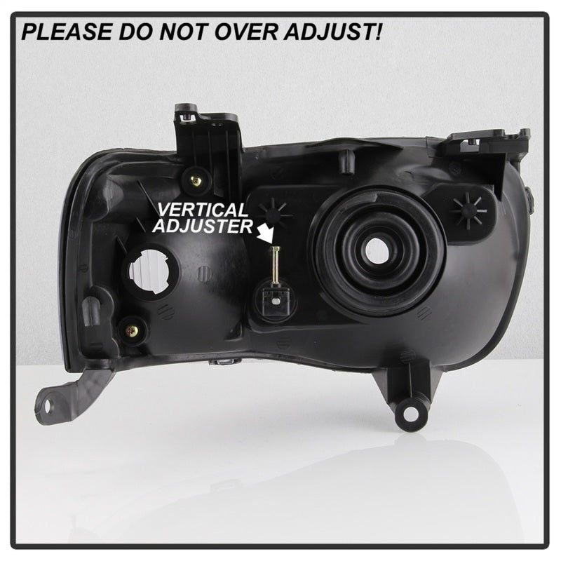xTune 9042607 01-04 fits Ford Escape OEM Style Headlights - Chrome (HD-JH-FESCA