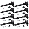 fits Ford Racing M-12029-M52 5.0L/5.2L Hi-Energy Engine Ignition Coils - Set Of 8