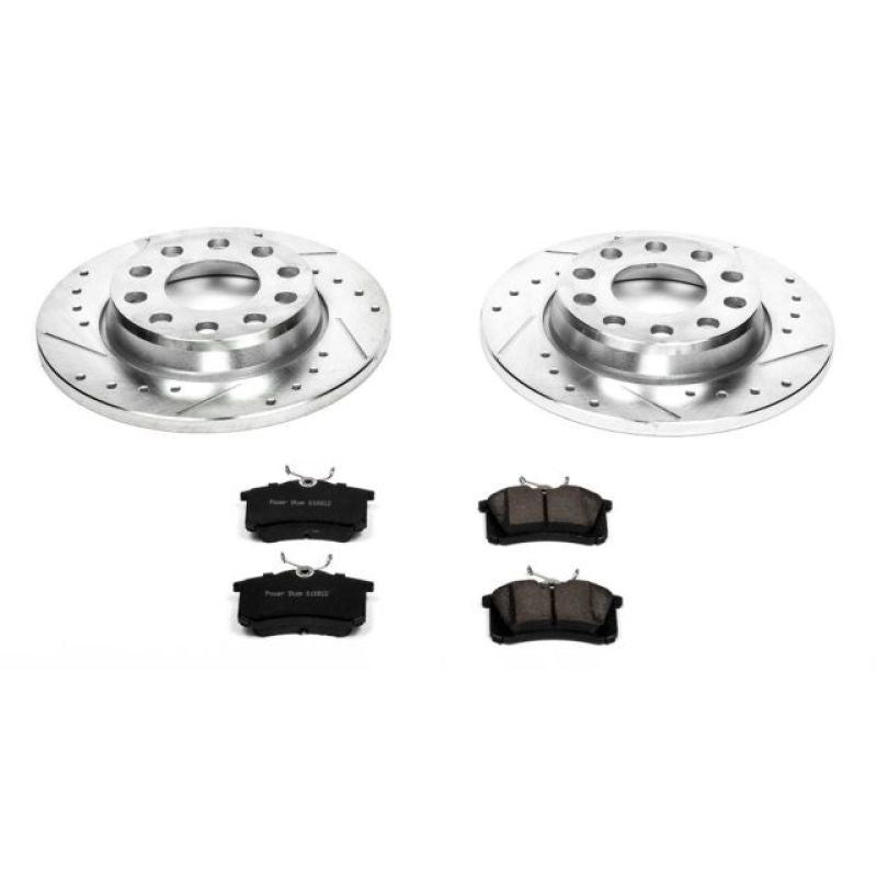 PowerStop K3109 fits Audi 02-05 A4 Rear Z23 Evolution Sport Brake Kit