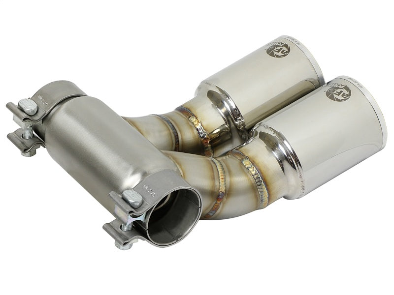 AFE 49C36413-P 13-14 fits Porsche Cayman S / Boxster S Polish Exhaust Tip Upgra