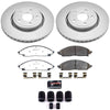 Power Stop 22-24 Jeep Grand Cherokee Front Z36 Coated Truck & Tow Brake Kit