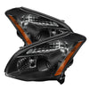 9025549 Xtune fits Nissan 07-08 Maxima (Halogen Only) Crystal Headlights Black