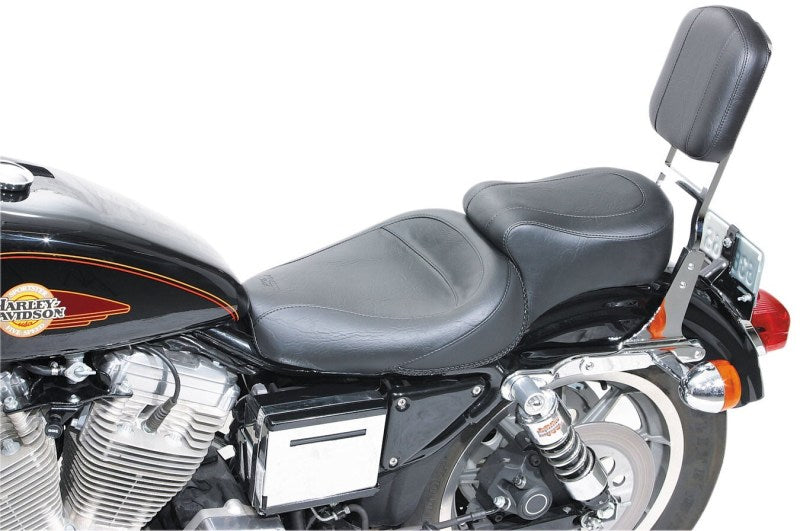 Mustang 75740 Harley Sportster Standard Touring 1PC Seat - Black