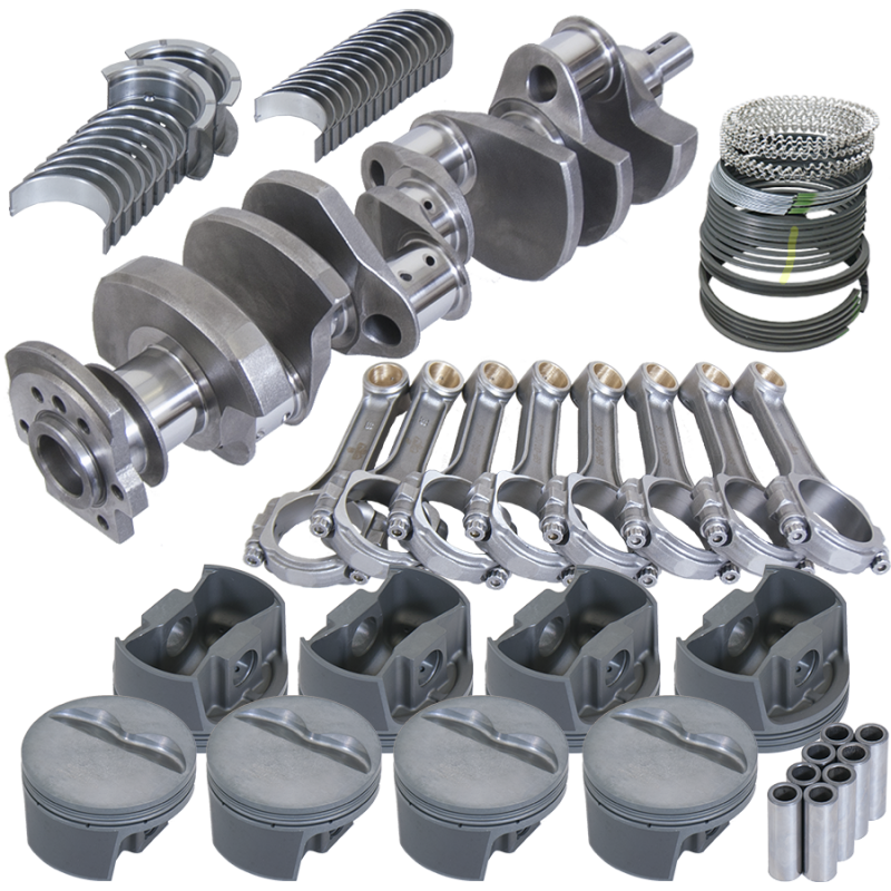 Eagle 13056L040 fits Chevy LT1350 1Pc 3.750in Crank 5.700in I-Beam Rods -5cc 4.040in Pistons Rotating Assembly