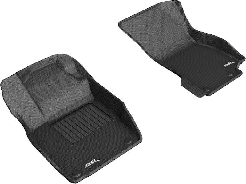 3D MAXpider L1AD05011509 2020 fits Audi 19-20 A8L Kagu 1st Row Floormat - Black