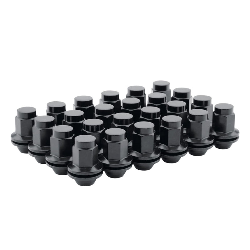 Method LK-W566014DMB Lug Nut Kit - 14x1.5 - Mag Shank - Black - Dually (