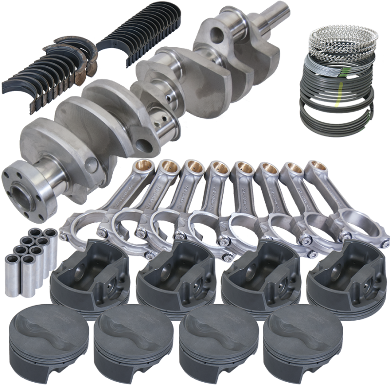 Eagle 64003000 fits Ford 289/302 3.400in Crank 5.400in I-Beam Rods -6cc Flat Top 4.000in Pistons Rotating Assembly