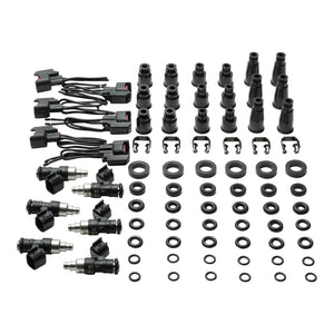 DeatschWerks Universal 6 Cylinder Import Injector Kit - Set of Six 750cc Injectors