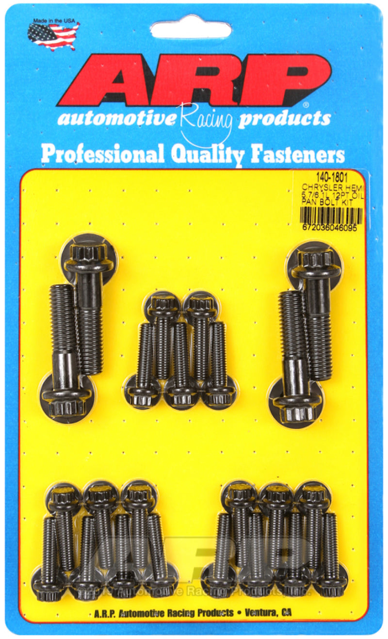 ARP 140-1801 fits Chrysler Hemi 5.7L / 6.1L 12 Point Oil Pan Bolt Kit