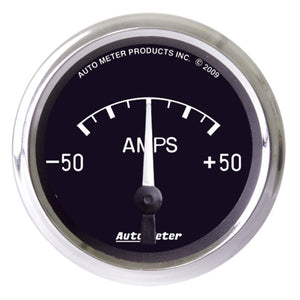 AutoMeter 201012 AutoMeter Gauge Ammeter 2-1/16in. 50A Electric Cobra