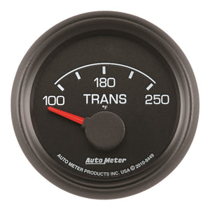 AutoMeter 8449 Autometer Factory Match fits Ford 52.4mm Short Sweep Electronic 100-250 Deg F Transmission Temp Gauge
