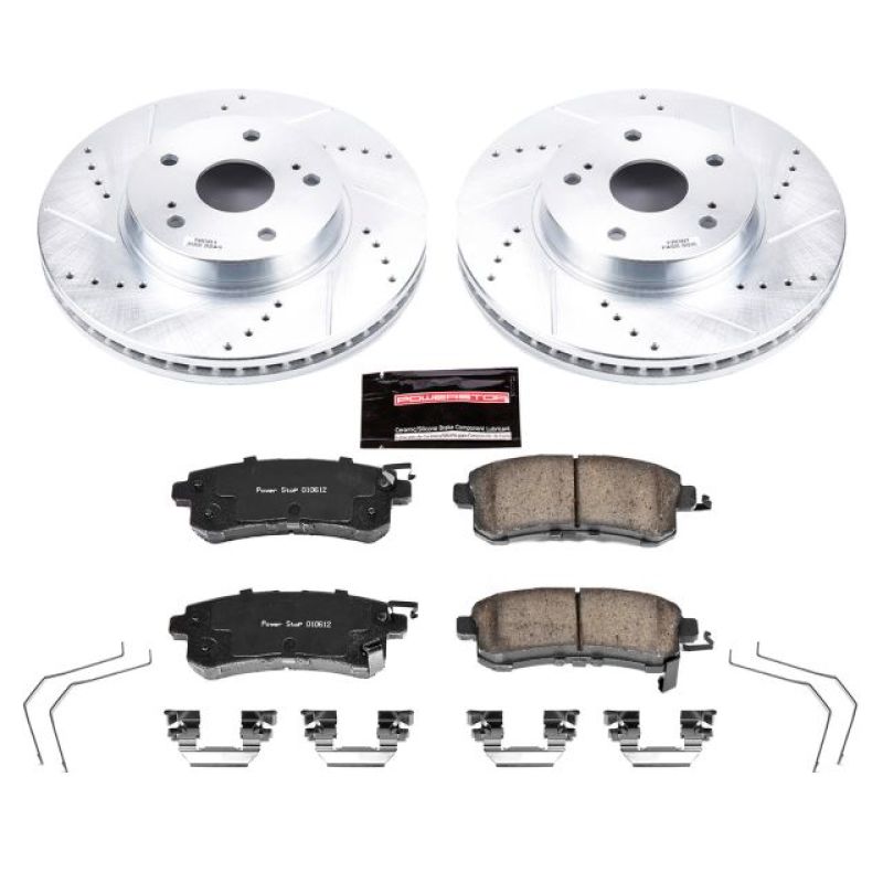 PowerStop K7356 fits Subaru 15-18 Legacy Front Z23 Evolution Sport Brake Kit