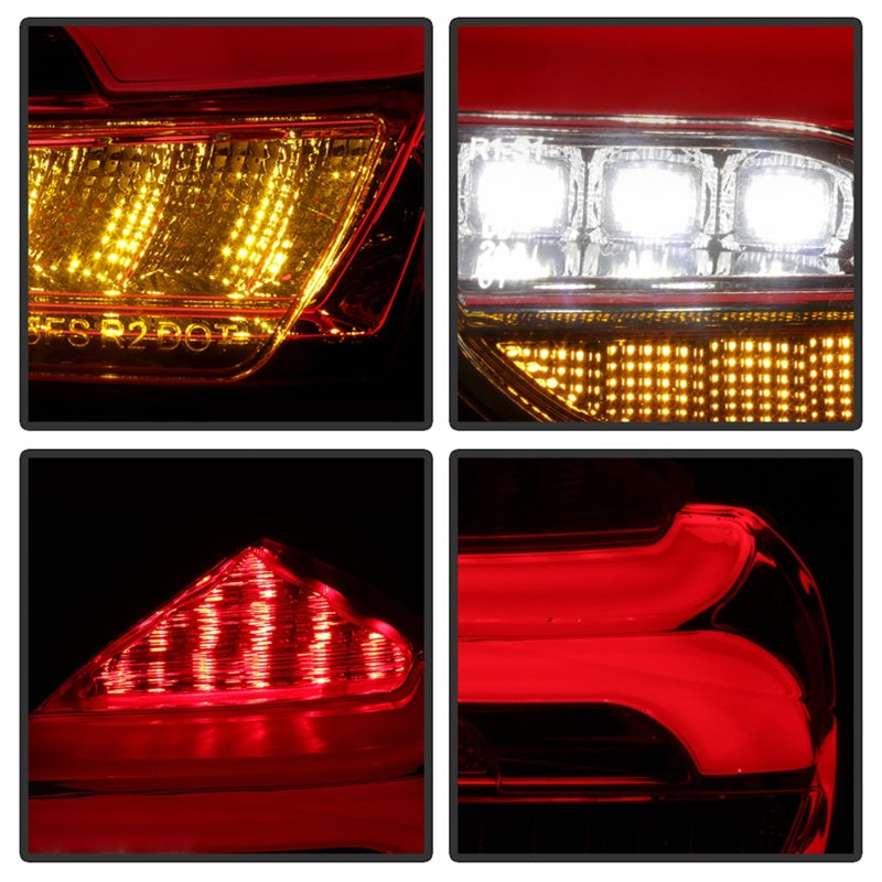 Spyder 5085726 fits Ford 15-17 Focus Hatch LED Tail Lights w/Indicator/Reverse