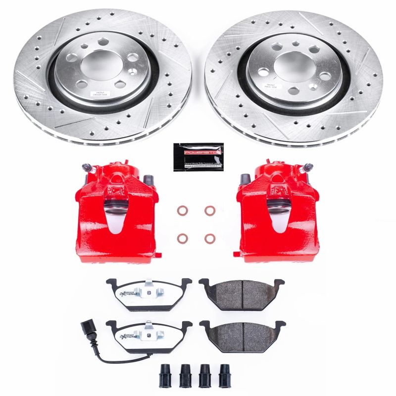 PowerStop fits Volkswagen Beetle Front Z26 Street Warrior Brake Kit w/Calipers