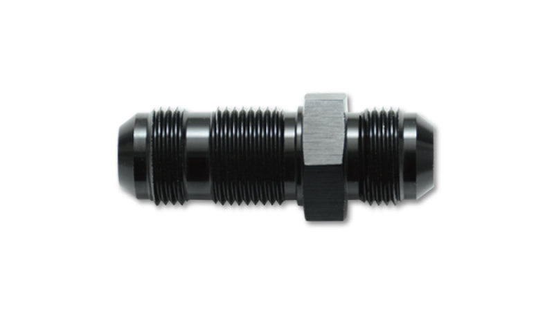 Vibrant 10686 -16AN Flare Straight Bulkhead Adapter Fitting - Aluminum