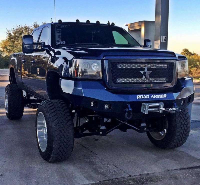 Road Armor 382R0B 11-14 fits Chevy 2500 Stealth Front Winch Bumper - Tex Blk