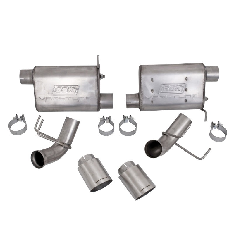 BBK  41015 Mustang GT VariTune Axle Back Exhaust Kit (Stainless Steel)