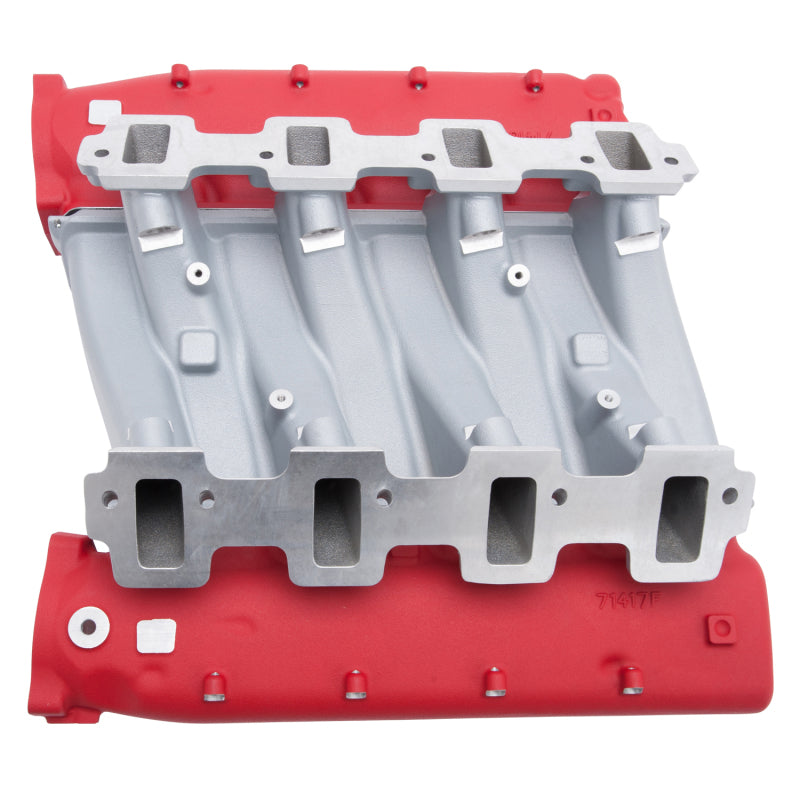 Edelbrock 7141 Manifold fits Chevy Ls LS3 Cross Ram w/ Red Plenums
