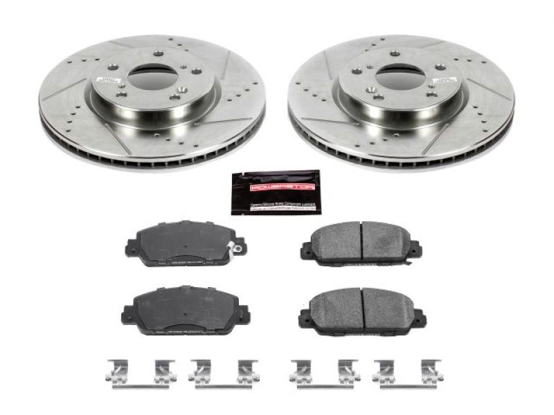 PowerStop K6515 fits Honda 13-19 Accord Front Z23 Evolution Sport Brake Kit