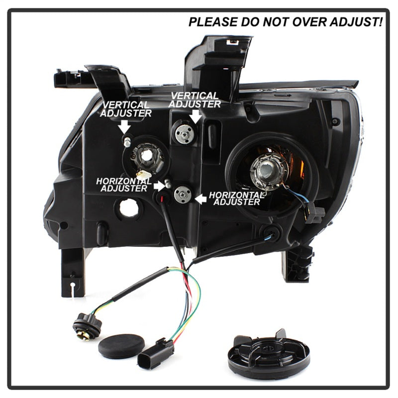 Spyder 5085283 fits Chevy 15-17 Colorado Projector Headlights - Light Bar LED -