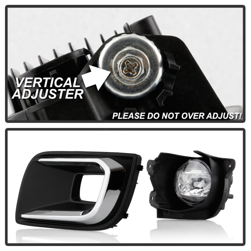 Spyder 5087140 fits Toyota 18-20 Sequoia 2020 OEM Style LED Fog Lights w/OEM Fi