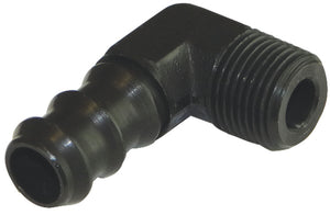 Moroso 65388 Air/Oil Separator Fuel Line Fitting - 3/8in to 1/2in Hose - 90 Degr
