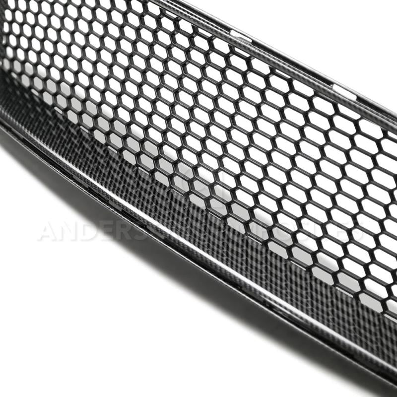 Anderson Composites AC-FG18FDMU-GT 2018 fits Ford Mustang Type-GT Carbon Fiber Upper Grille