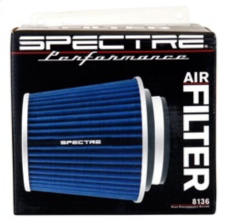 Spectre 8136 Adjustable Conical Air Filter 5-1/2in. Tall (Fits 3in. / 3-1/2in. / 4in. Tubes) - Blue