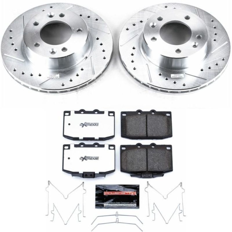 PowerStop K470-26 86-91 fits Mazda RX-7 Front Z26 Street Warrior Brake Kit