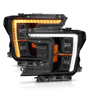 ANZO 111588X 18-20 Ford F-150 (w/Factory Halogen) Z-Series Full LED Proj Headlights - Pair