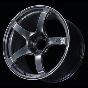 Advan YAD8G42MGMR TC4 18x8 +42 5x112 Racing Gun Metallic and Ring Wheel