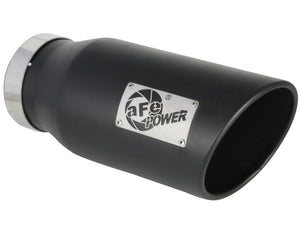 AFE 49T50701-B15 orce-XP 409 SS Right Side Single Wall Exhaust Tip 5in Inlet x