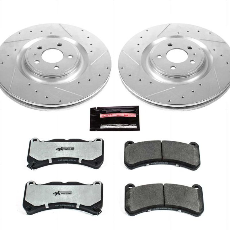 Power Stop K6400-26 13-14 fits Ford Mustang Front Z26 Street Brake Kit