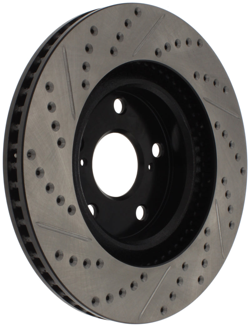 Stoptech 127.44146L 07-09 Lexus ES 250/ES 300/ ES330/ES350 SportStop Slotted & Drilled Left Front Rotor