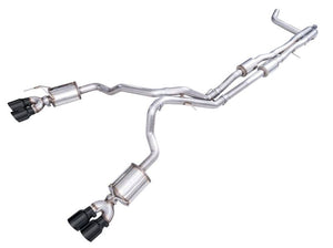 AWE 2021+ Chevy Tahoe/GM Yukon 6.2L 0FG Edition Cat Back Exhaust - Quad Diamond Black Tips