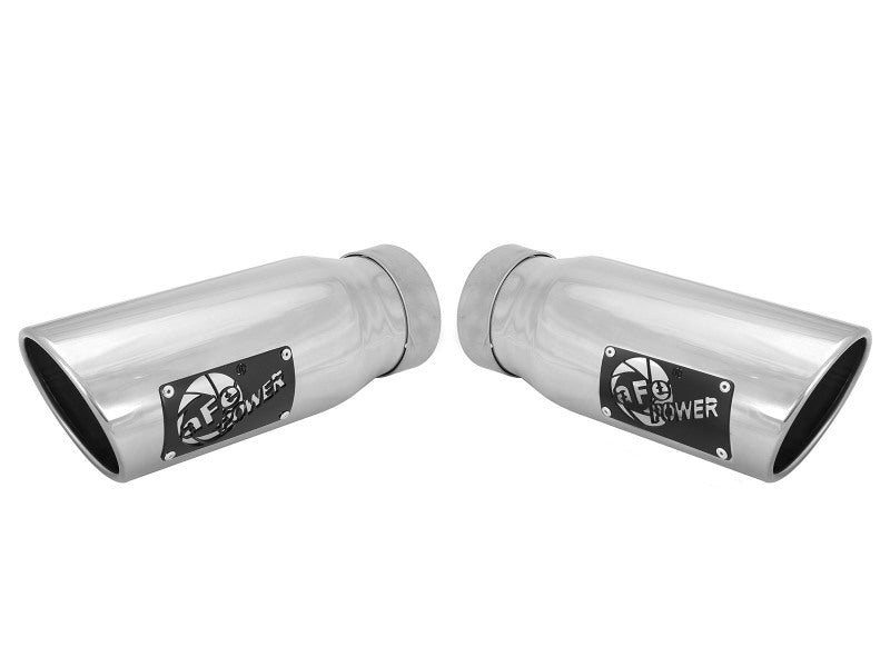 AFE 49T35456-P12 rce-XP 304 Stainless Steel Polished Exhaust Tip 3.5in x 4.5in