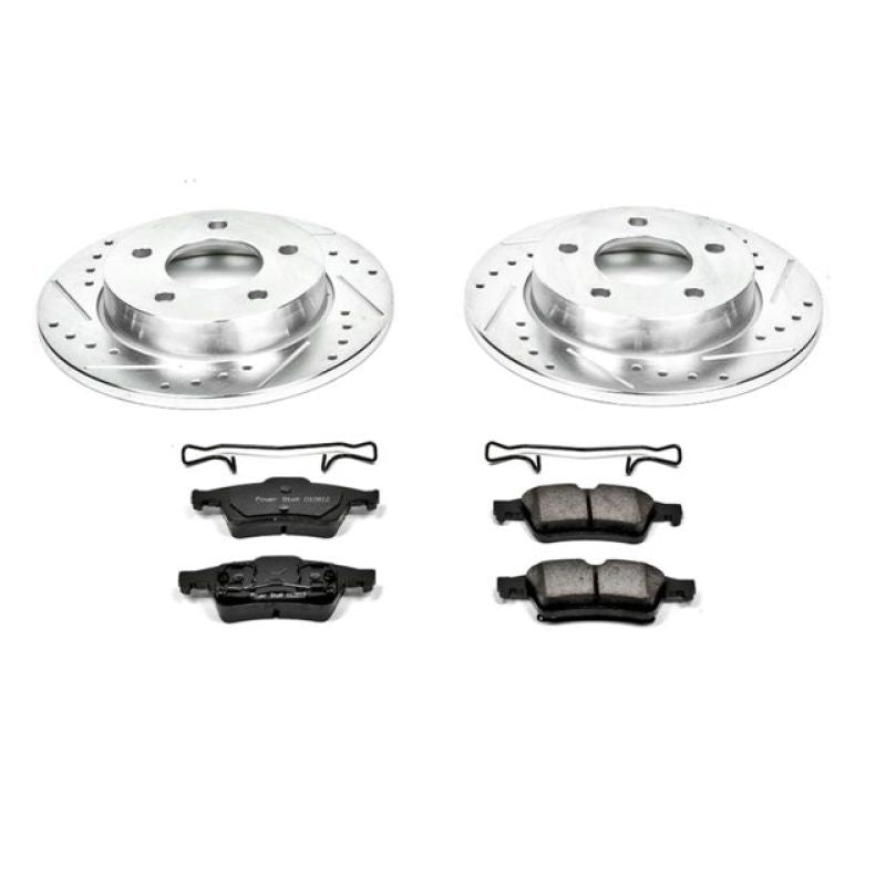 PowerStop K124 fits Mazda 04-05 3 Rear Z23 Evolution Sport Brake Kit