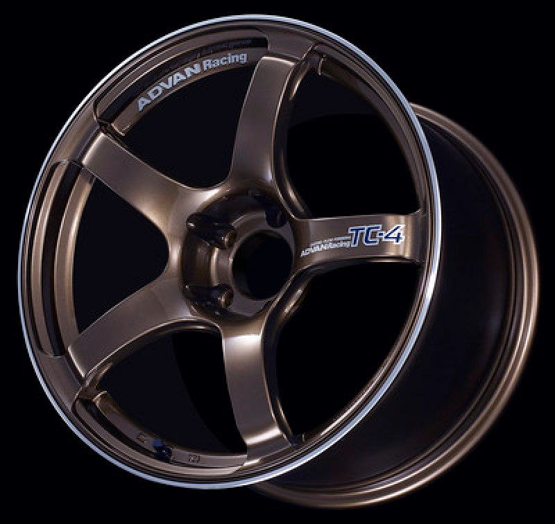 Advan YAD7I35EUAR TC4 17x9.0 +35 5-114.3 Umber Bronze Metallic & Ring Wheel