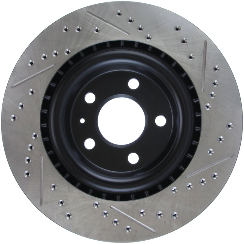 Stoptech 127.33137R Slotted & Drilled Sport Brake Rotor