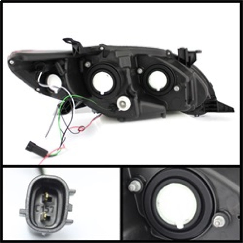 Spyder 5074263 fits Toyota 11-13 Corolla Projector Headlights Halogen Model Onl