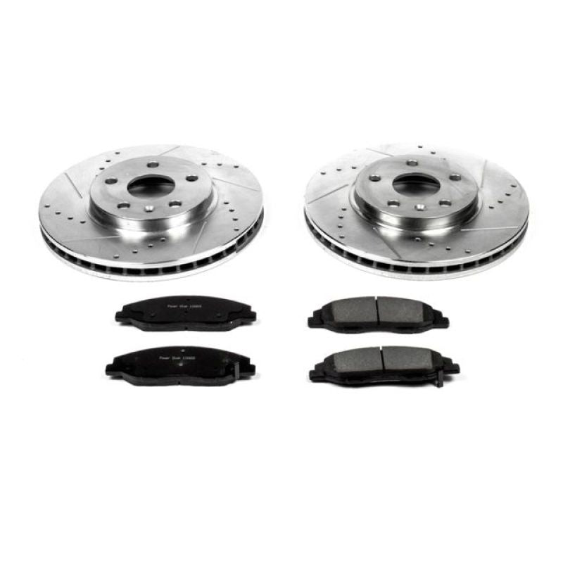 PowerStop K4721 fits Cadillac 08-14 CTS Front Z23 Evolution Sport Brake Kit
