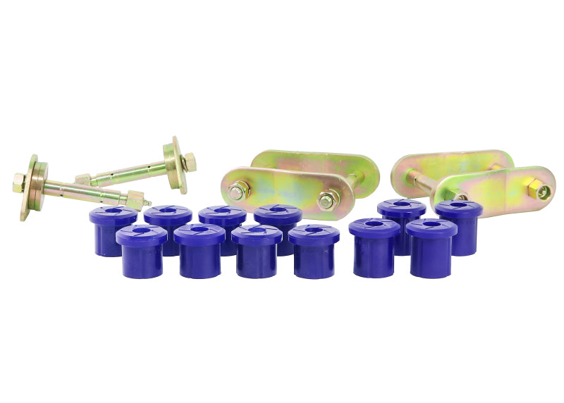 SuperPro KIT193SK 07+ fits Toyota Land Cruiser Greaseable Leaf Spring and Shackl